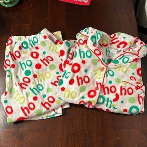 Small Christmas holiday pajamas set